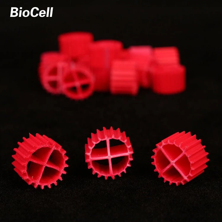 Medios de biofiltro MBBR para tratamiento de aguas residuales